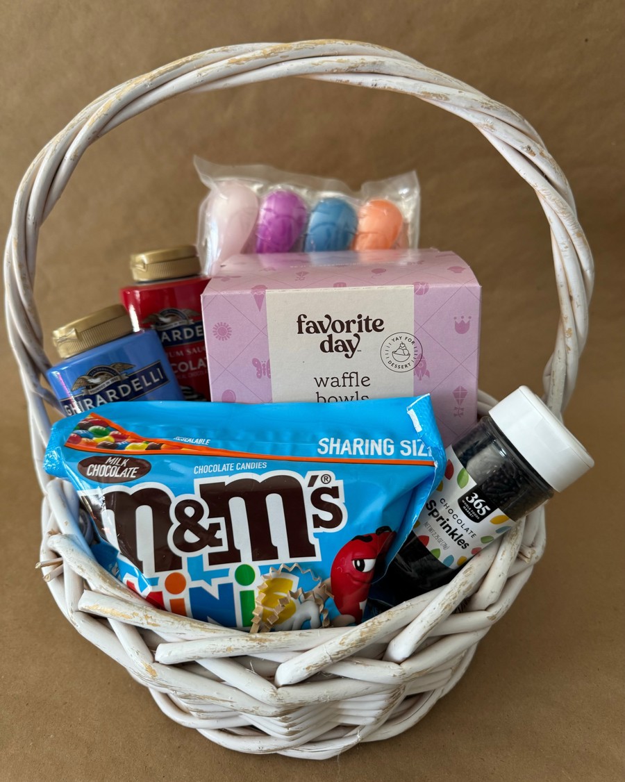 Ice Cream Sundae Basket, image size:900x1126