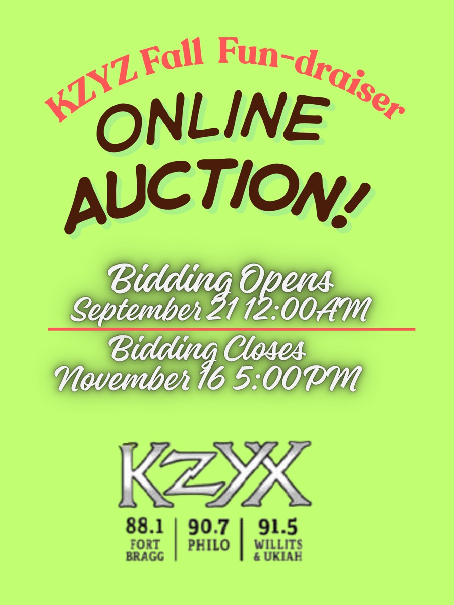 KZYX Fall Fun-draiser