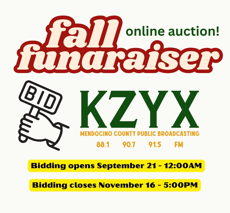 KZYX Fall Fun-draiser